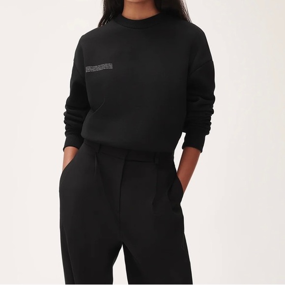 Black Pangaia Crewneck / Short Set - Picture 4 of 4